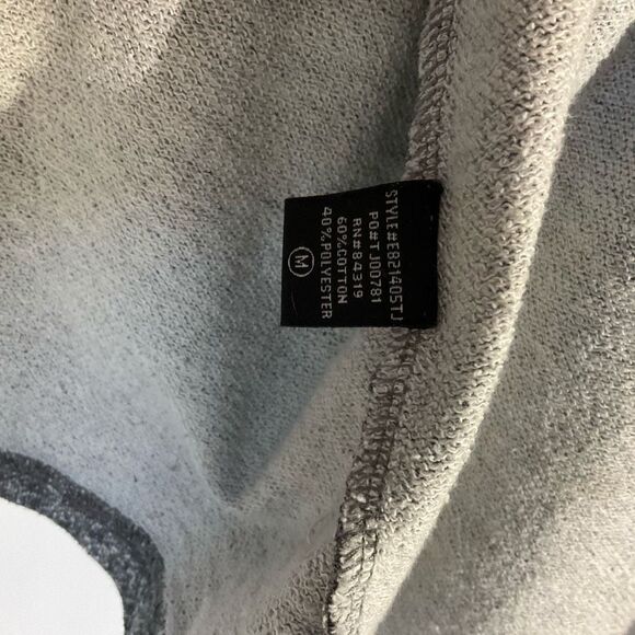Cyrus Open Waterfall Lyn Sweater, M. Heather Grey - Picture 9 of 11